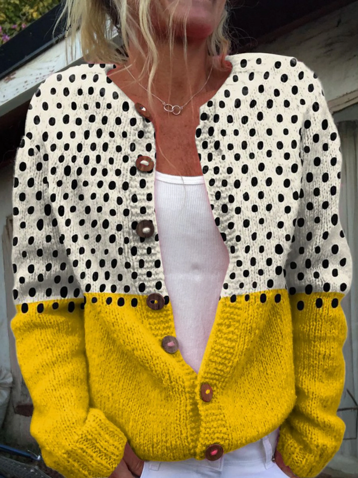 Junella| Vintage Knit Cardigan Sweater