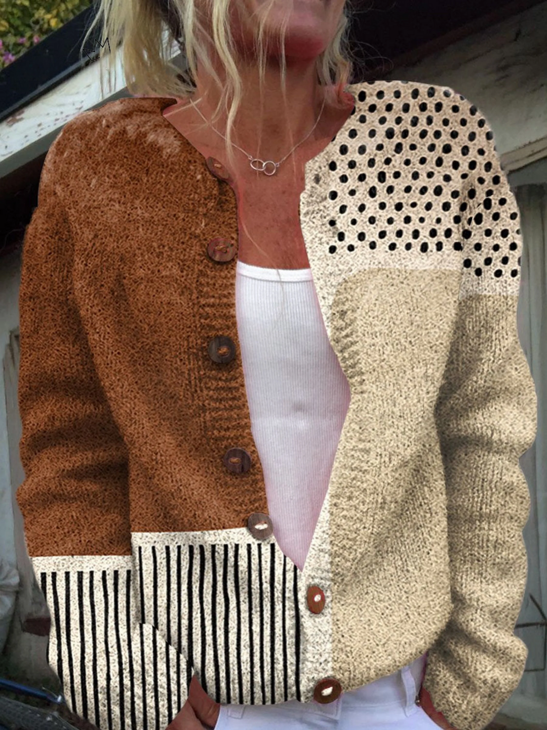 Eloise| Vintage Knit Cardigan Sweater