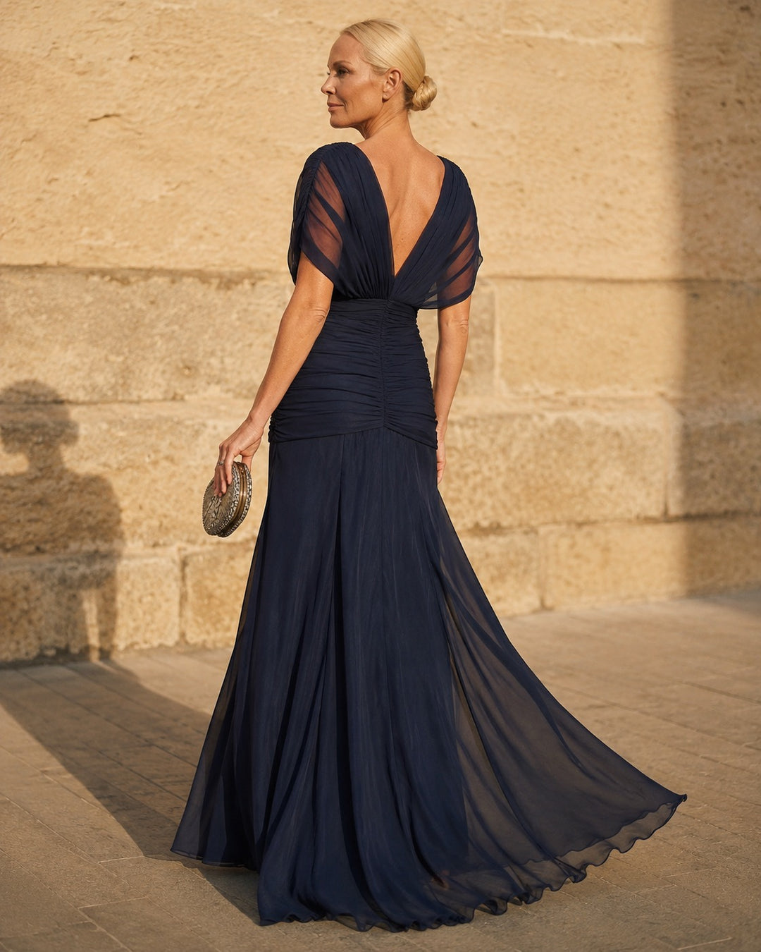 Avery | Elegant Blue Dress
