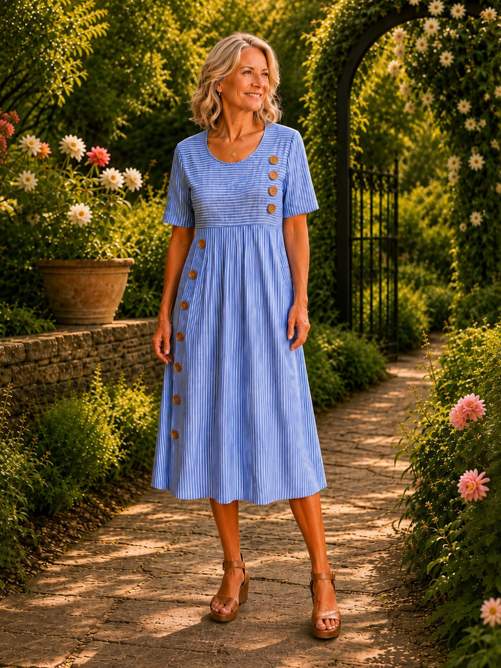 Edna | Striped Summer Dress