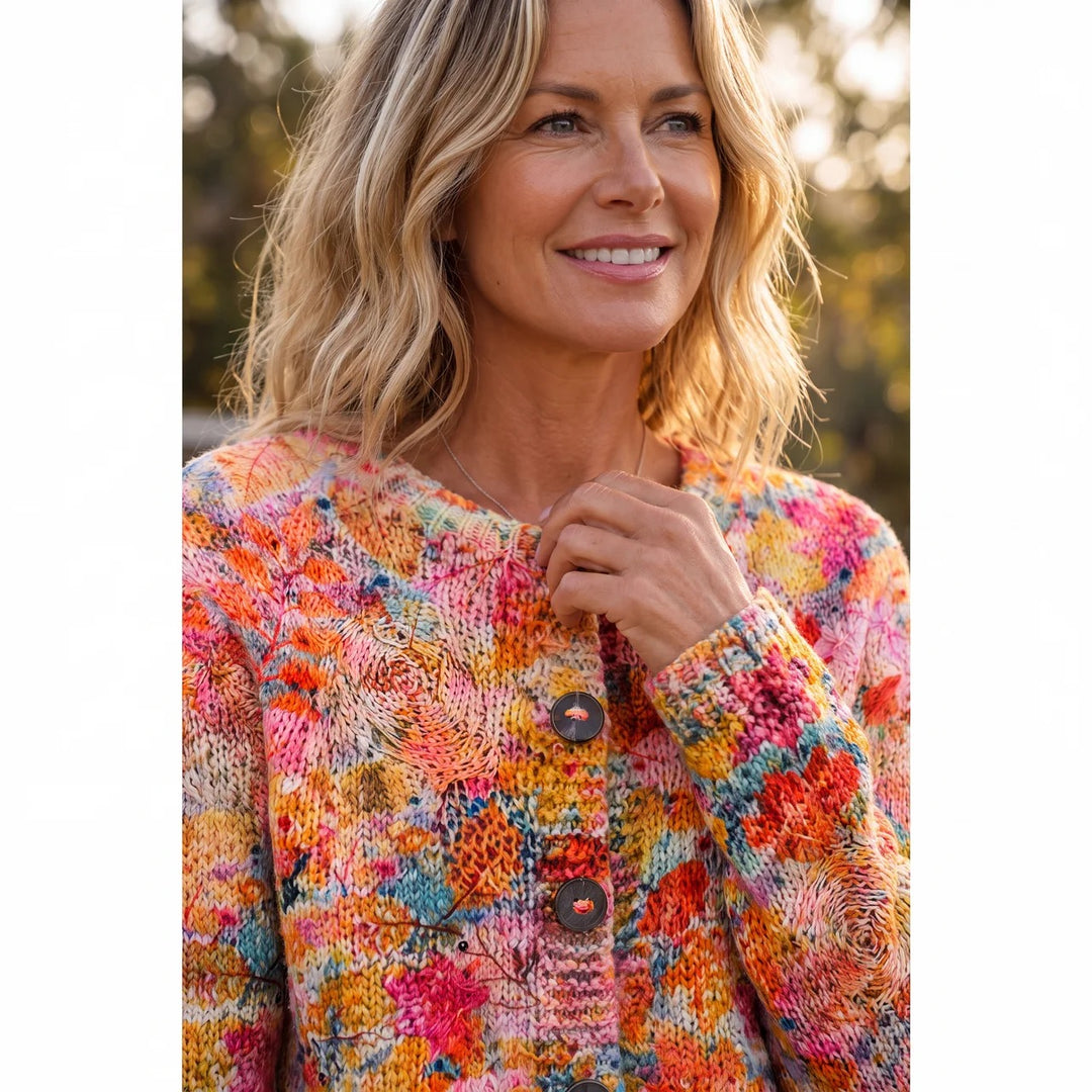 Helena | Vintage Knit Cardigan Sweater