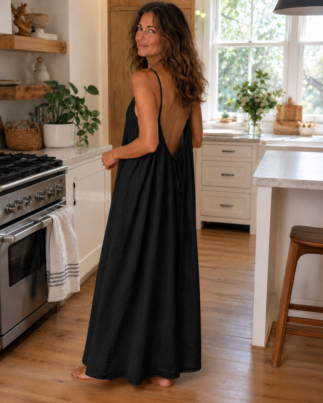 Backless Maxi Dress