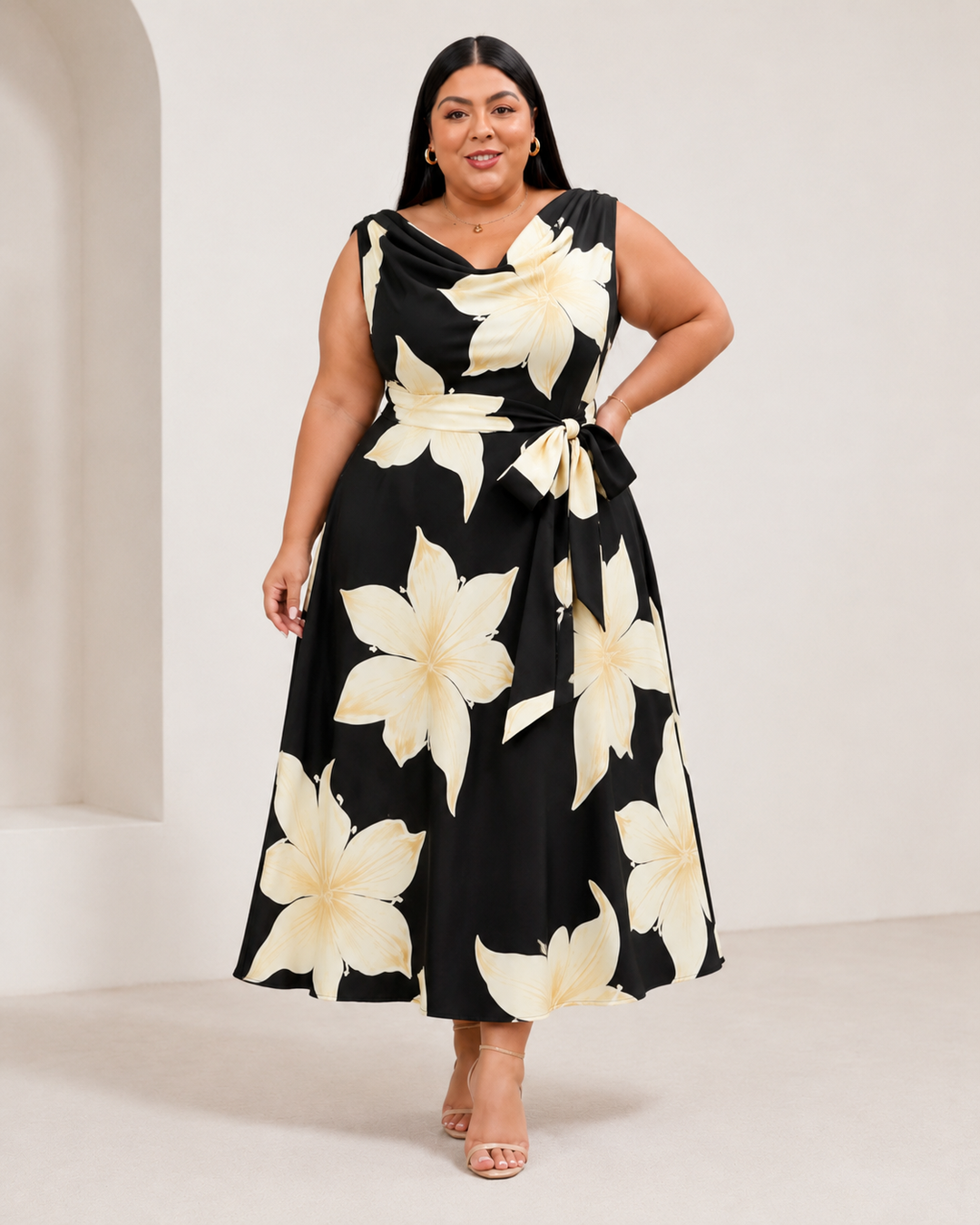 Evelyn Floral Maxi Dress