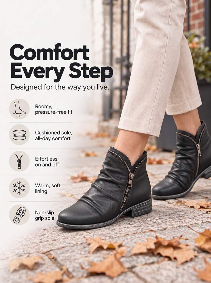 Melinda | Comfy Ankle Boots